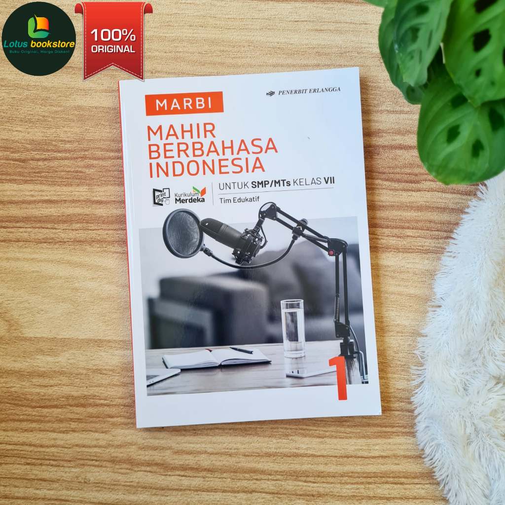 Mahir Berbahasa Indonesia SMP Kelas 7 - Kurikulum Merdeka - Penerbit Erlangga - Buku Original