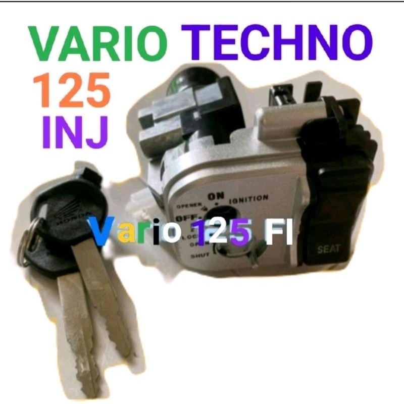 KUNCI MOTOR/KUNCI KONTAK SET ASSY VARIO TECHNO 125 INJ OEM