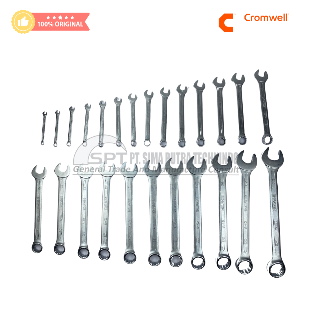 Kunci Ring Pas Senator (Combination Spanner 26mm - 50mm)