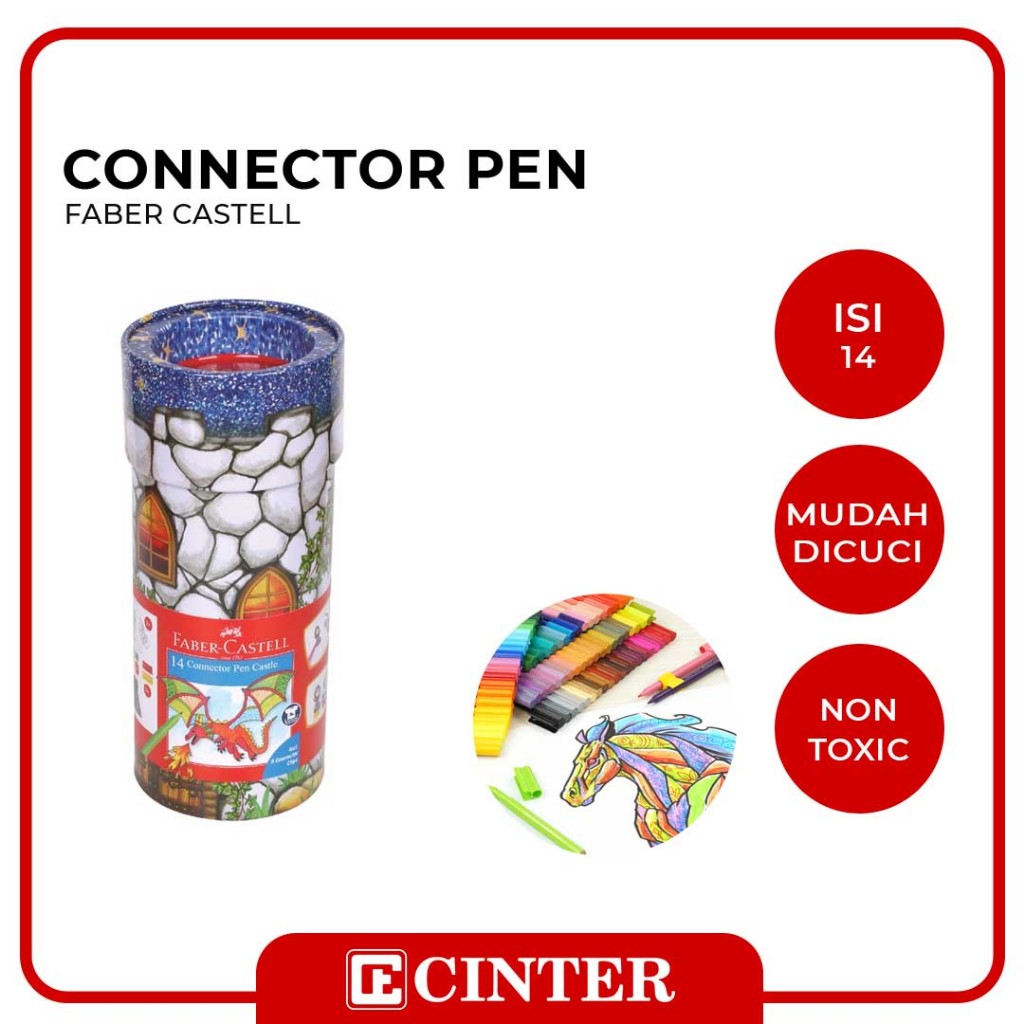 

FABER CASTELL - SPIDOL WARNA / CONNECTOR PEN 14