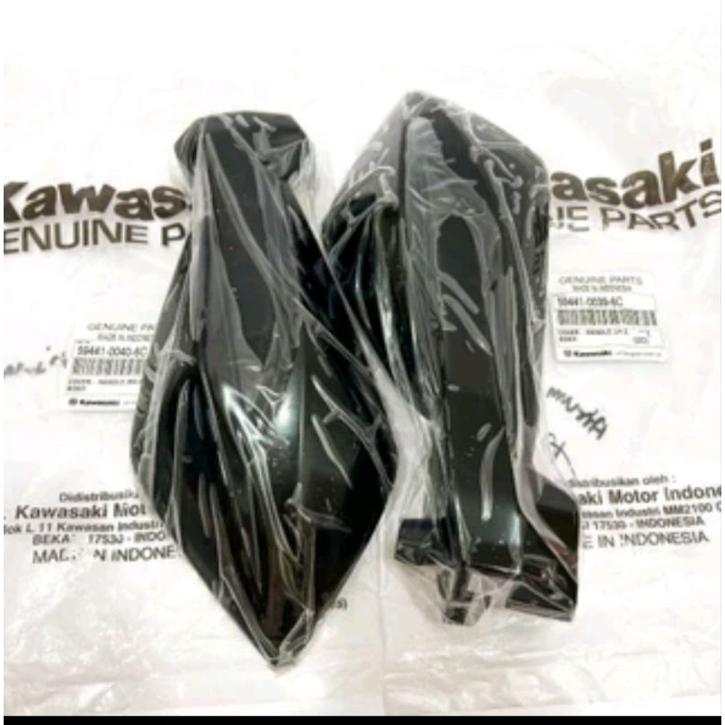 hand guard handguard pelindung tangan atau stang klx bf dtracker new hitam sepasang original