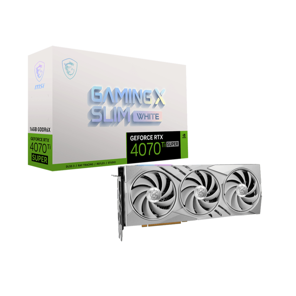 RTX 4070 Ti SUPER 16G GAMING X SLIM WHITE