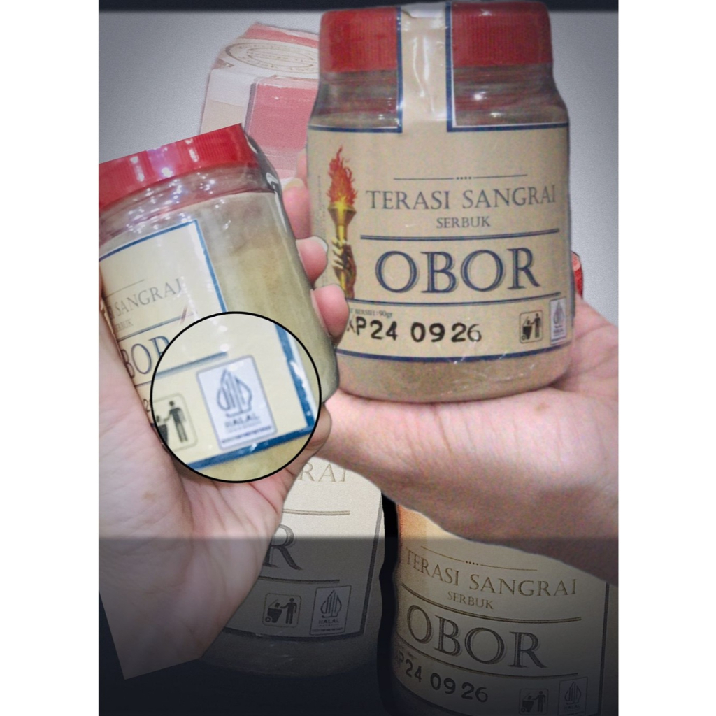 

Terasi Belacan Udang Sangrai Kering Cap Obor Terasi Halus wangi Terasi buat Campuran Sambal