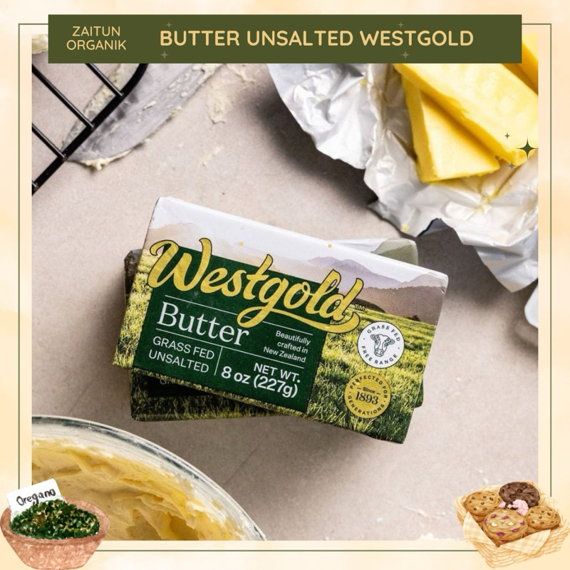 

Unsalted butter grassfed | Westgold | Butter natural | 250gr | Butter westgold