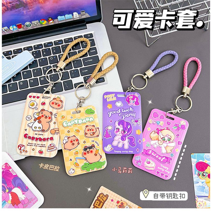

BADGE KARTU GANTUNGAN KARTU CARD HOLDER MOTIF CAPYBARA KAPIBARA