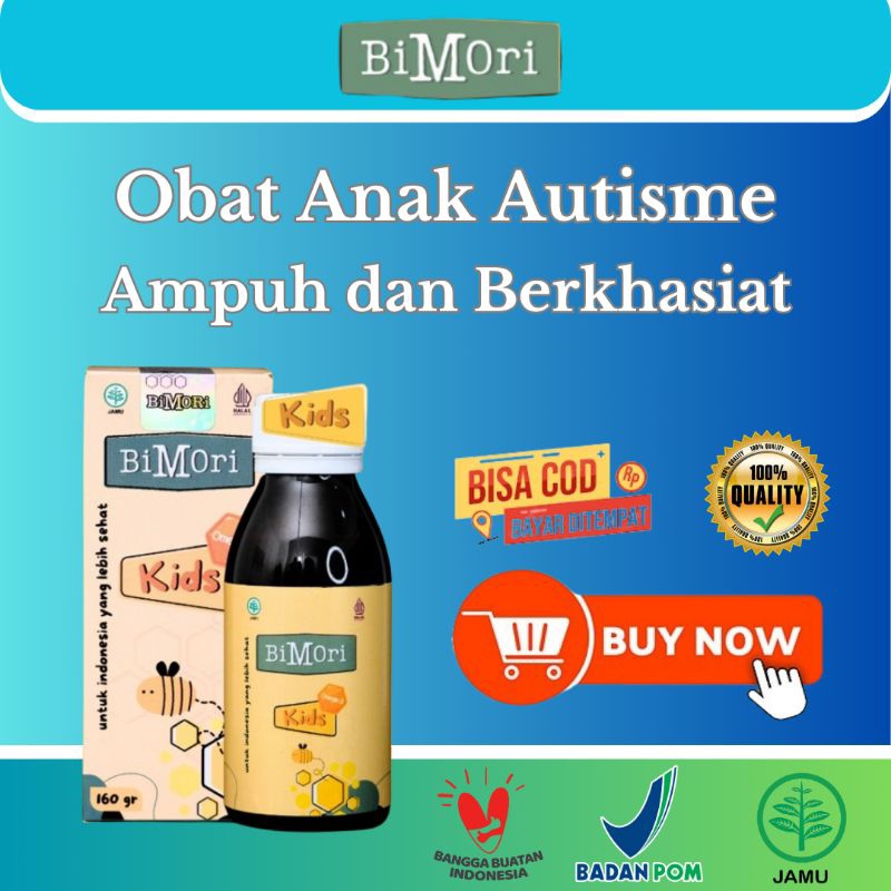 Bimori Kids Herbal Obat Autisme Anak Vitamin Kecerdasan Otak Anak
