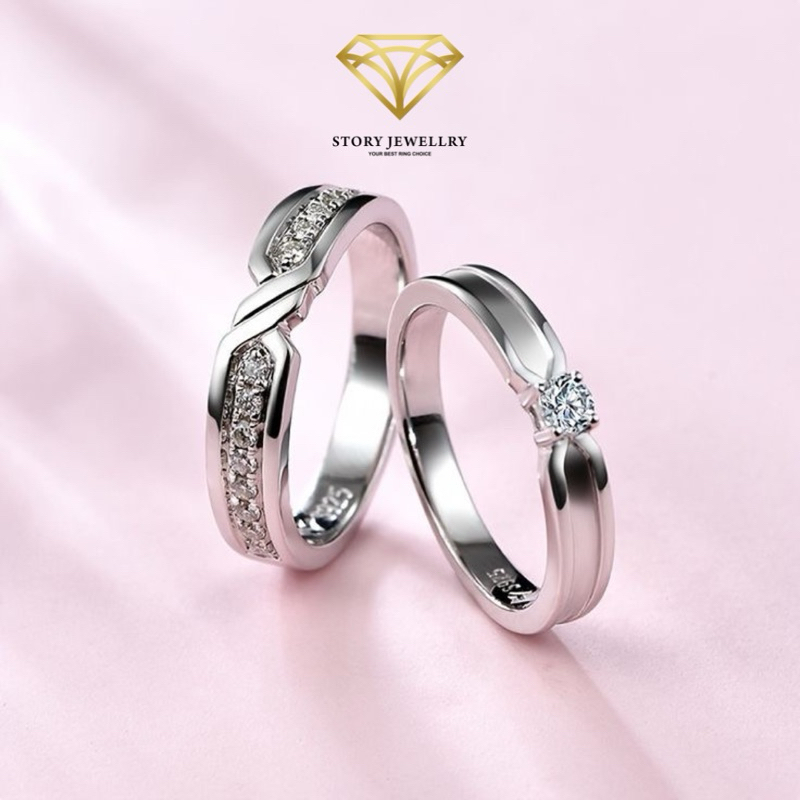 Cincin kawin palladium & palladium