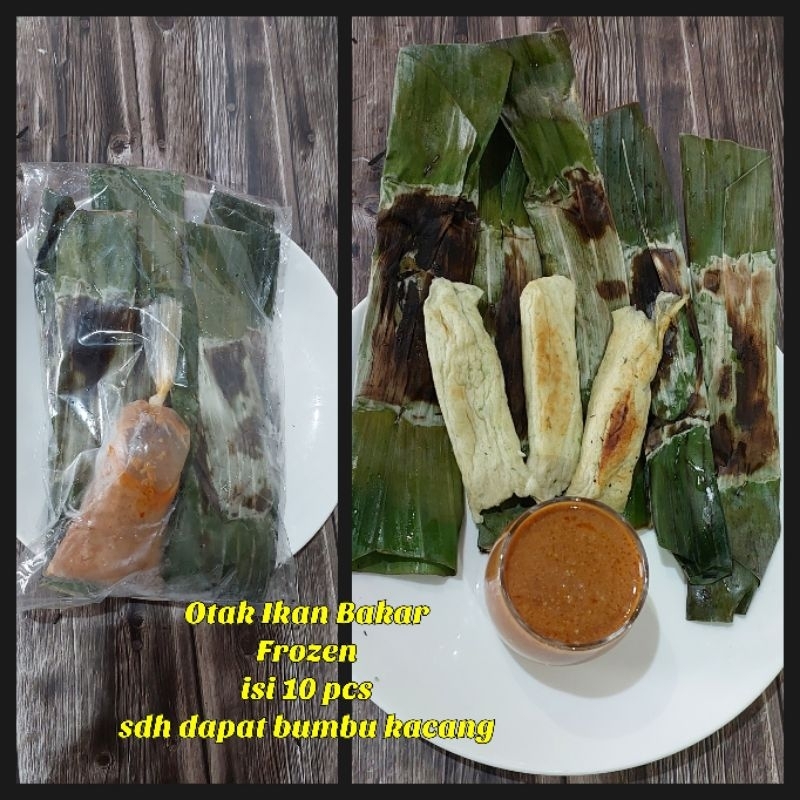 

Otak Otak Bakar Frozen + bumbu kacang isi 10