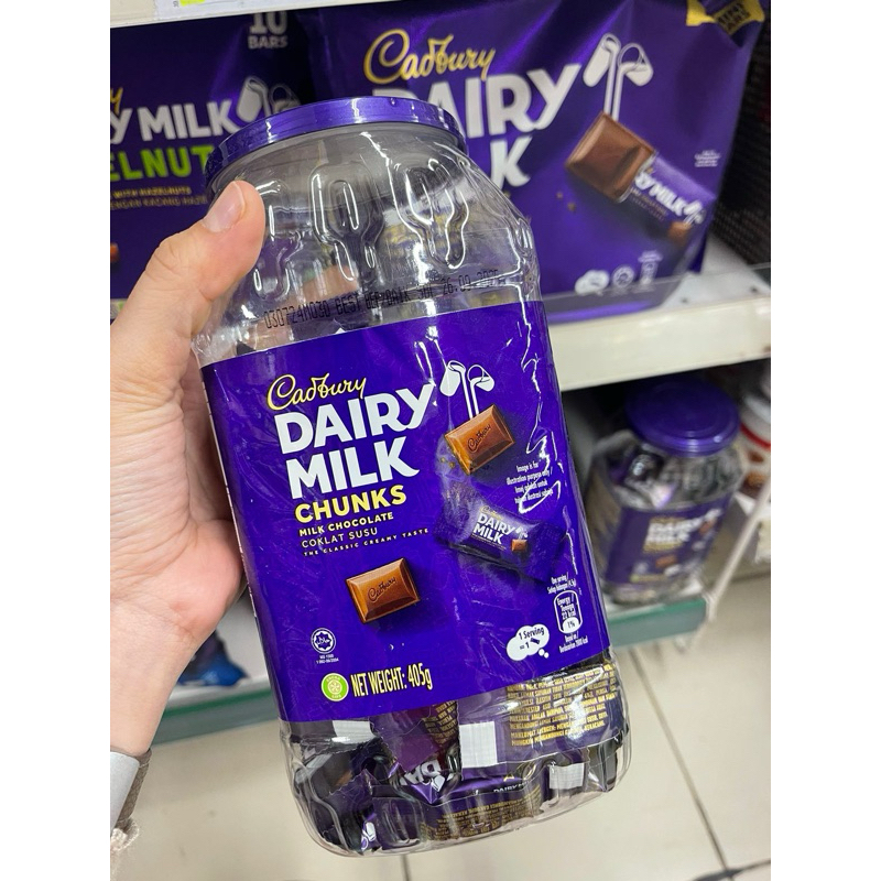

Coklat Cadbury Mini Chunks Dairy Milk Halal 405g Original Malaysia