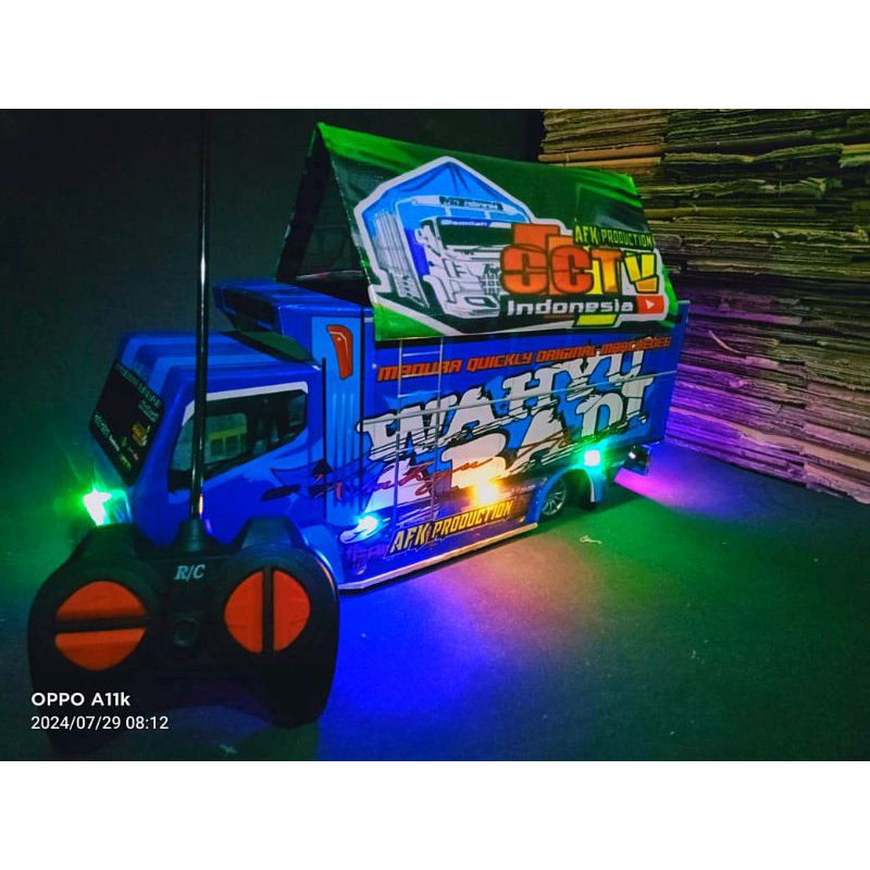 PROMO SEPESIAL MINIATUR TRUCK OLENG FULL FARIASI REMOT KONTROL MINIATUR TREK OLENG ASLI KAYU FARIASI