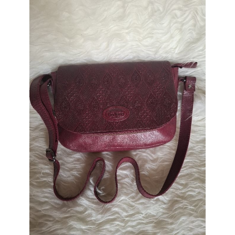 Berliano Crossbody / tas kulit Preloved