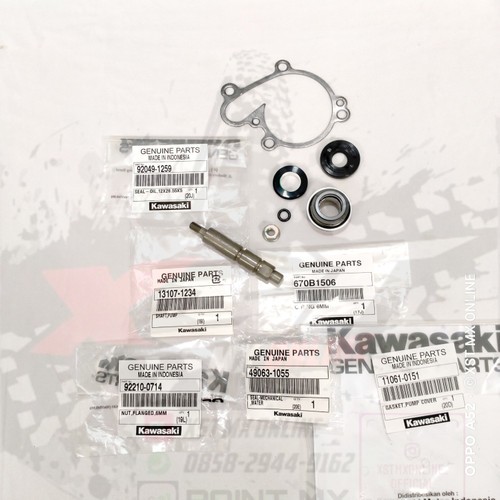 Seal Water Pump Set As Pump Ninja R SS RR Ninja Kis Original Kawasaki