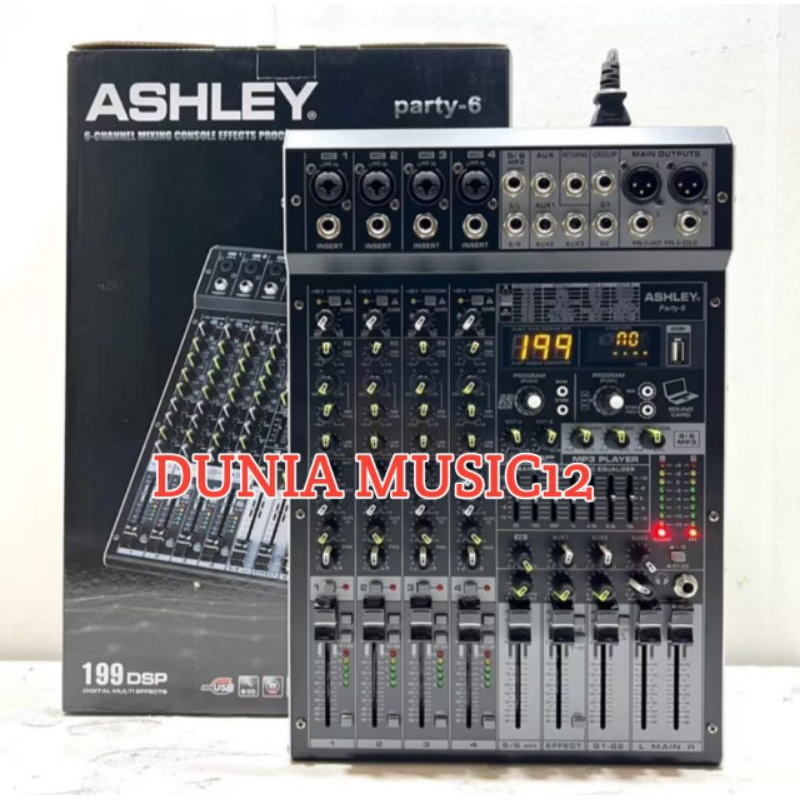 Mixer Ashley Party 6 Original Mixer Ashley 6 Channel