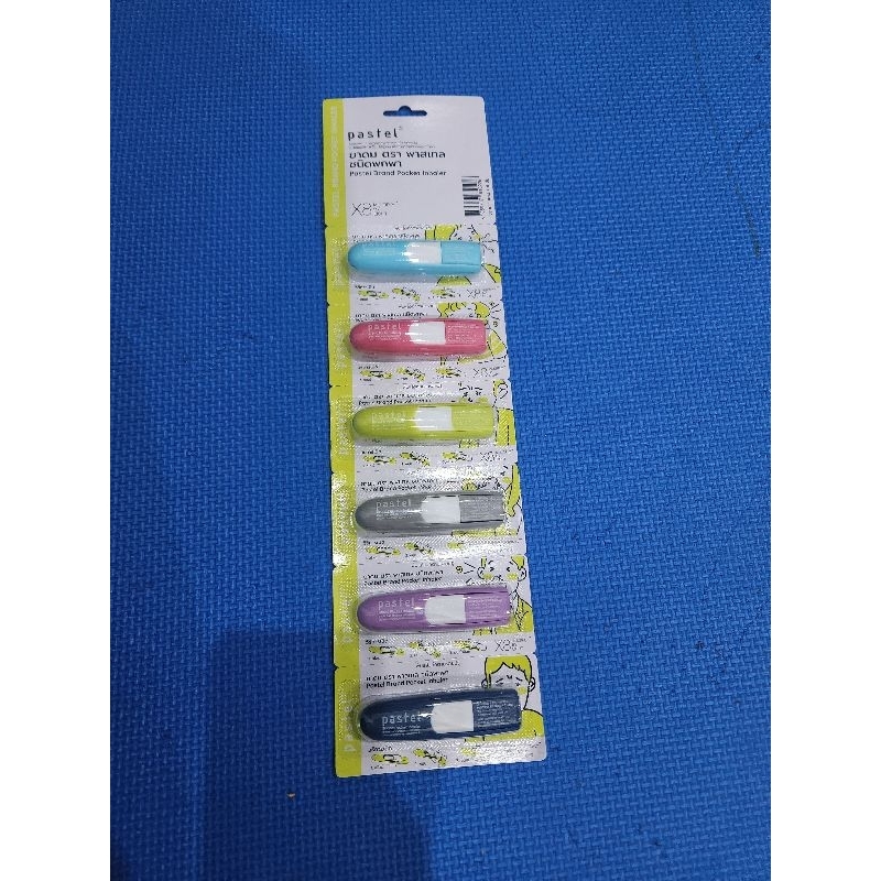 Inhaler 2 in 1 pastel brand pocket inheler thailand original minyak angin/hidung tersumbat