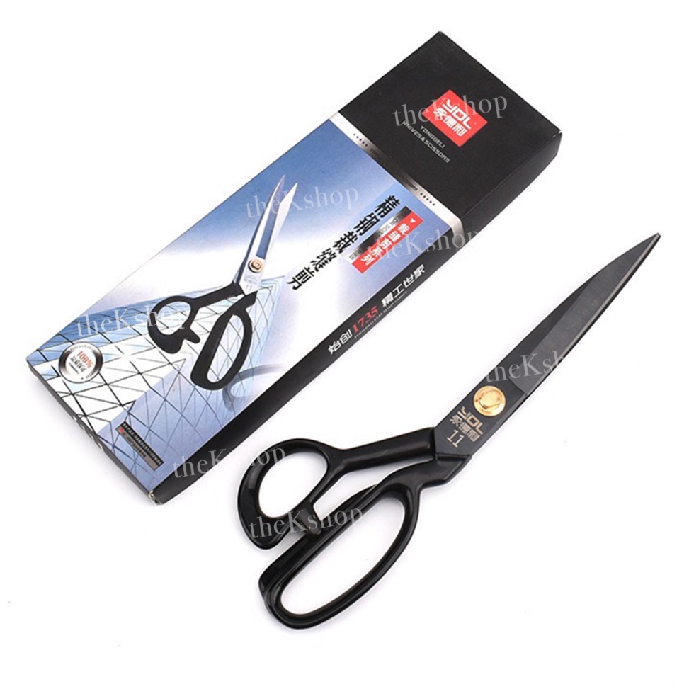 

KODE P8V2 Gunting Kain Premium Bagus Tajam Gunting Jahit Hitam Ukuran 8 9 1 12 inch Inci