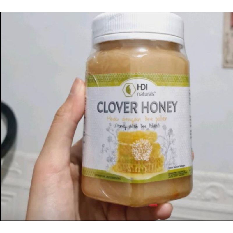 

clover honey 1kg free sendok kayu