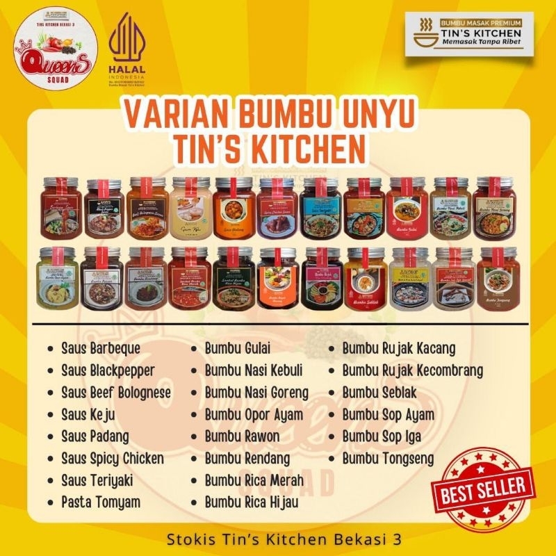 

Varian Bumbu Tins Kitchen Spesial Order