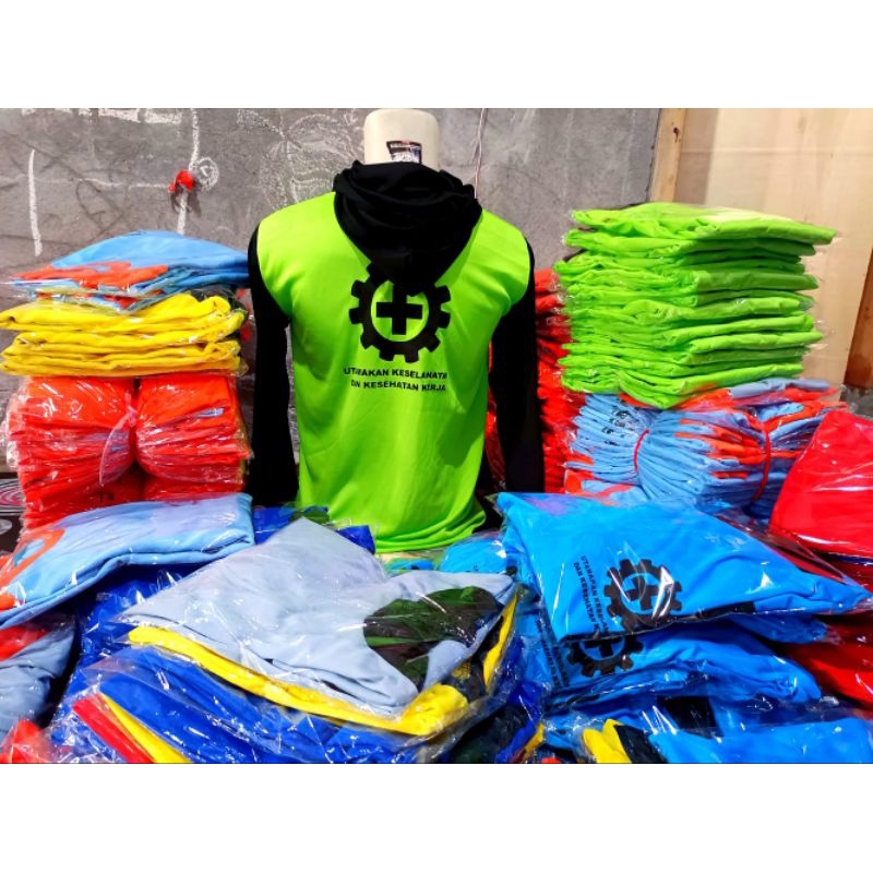 Kaos Promosi.Kaos toko bangunan dan pertanian KERUDUNG KEPALA
