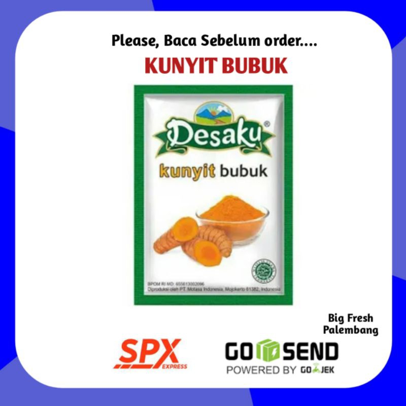 

Kunyit Bubuk Desaku Per Bungkus - Sayur Sayuran Segar Online Palembang