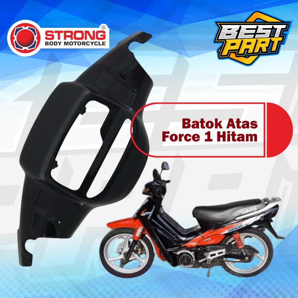 Batok Atas Force 1 Hitam Merk Strong