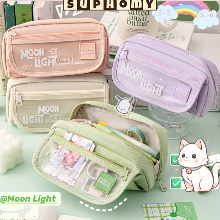 

KODE K2I6 kotak pensil aesthetic Tas PenaTempat Pensil aesthetic Tas Pensil Pencil Case tempat alat tulis kapasitas besar