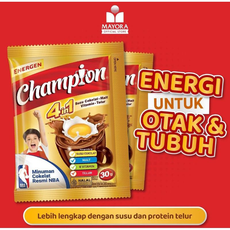 

energen champion 1 dus isi 12 renceng