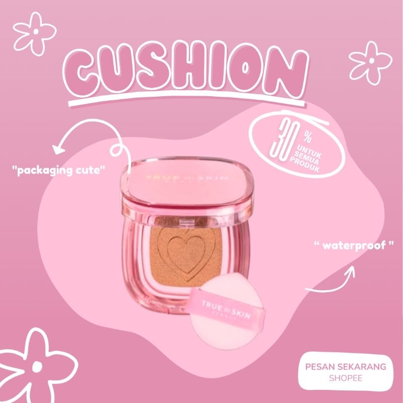 [PRELOVED] Cushion True To Skin + Refill [Segel]