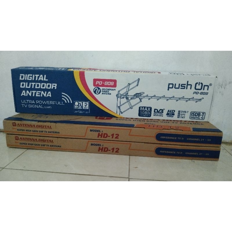 Antena Digital Push on PO - 809 + kabel Antena