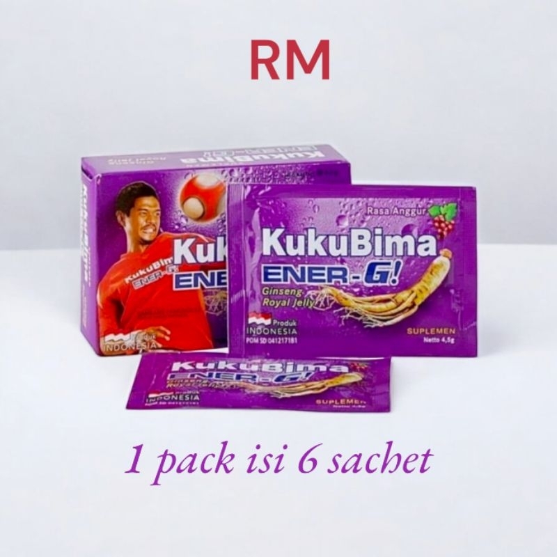 

(Sachet) 1box Kukubima isi 6 sachet/penambah stamina