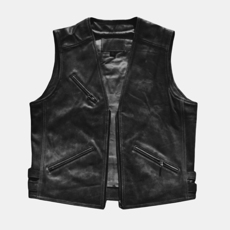 VEST MOTOR ROMPI KULIT SAPI ASLI IMPORT HARLEY style JAKET TOURING