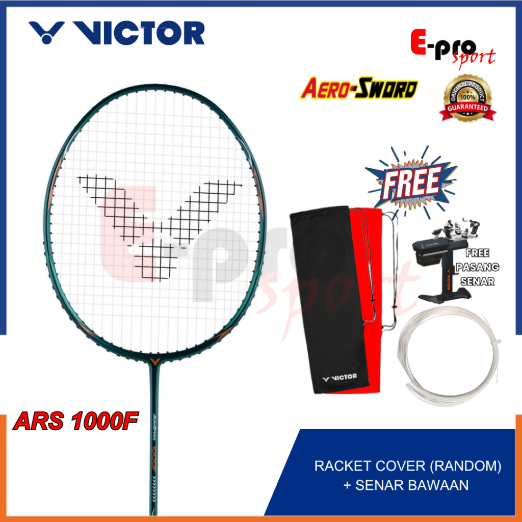 Raket Badminton Victor Auraspeed 1000 F Auraspeed 1000F ARS1000F ARS 1000 F Original