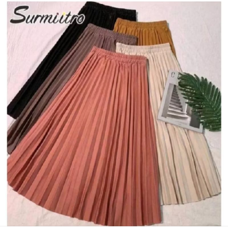 Rok plisket anak usia 4-10 tahun