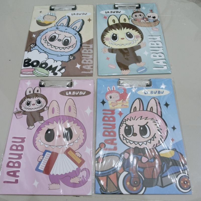 

[COD] Papan jalan / papan dada / papan ujian ukuran A4 Labubu series