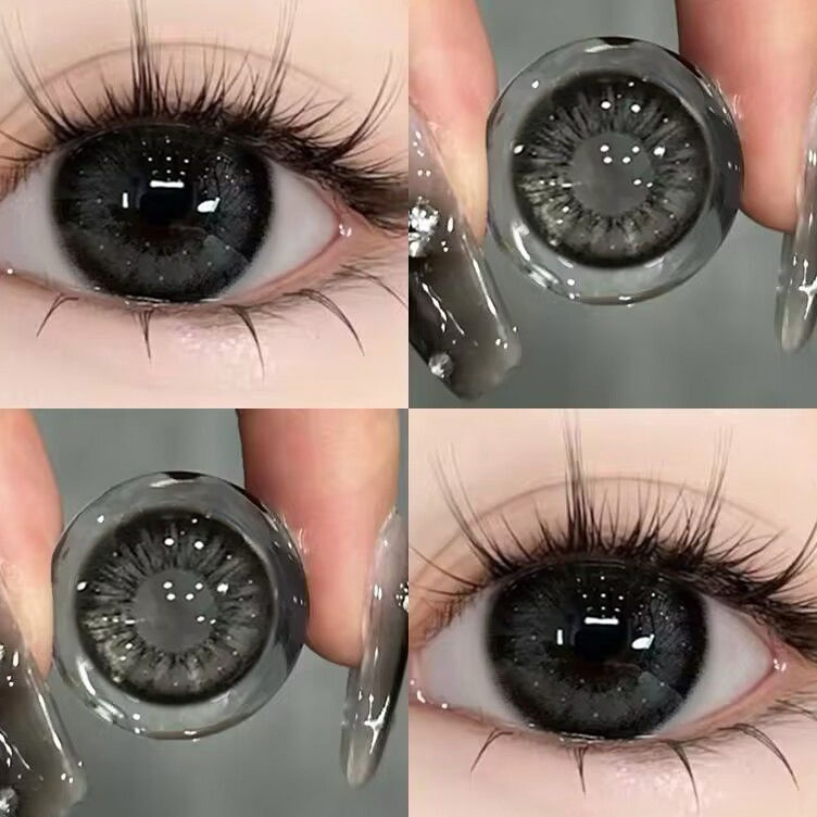 Dijual kakak JSOFTLENS MIX Start 16 Softlens Hitam Ke Abu Abuan Premium 145 MM Normal  Minus  Softle