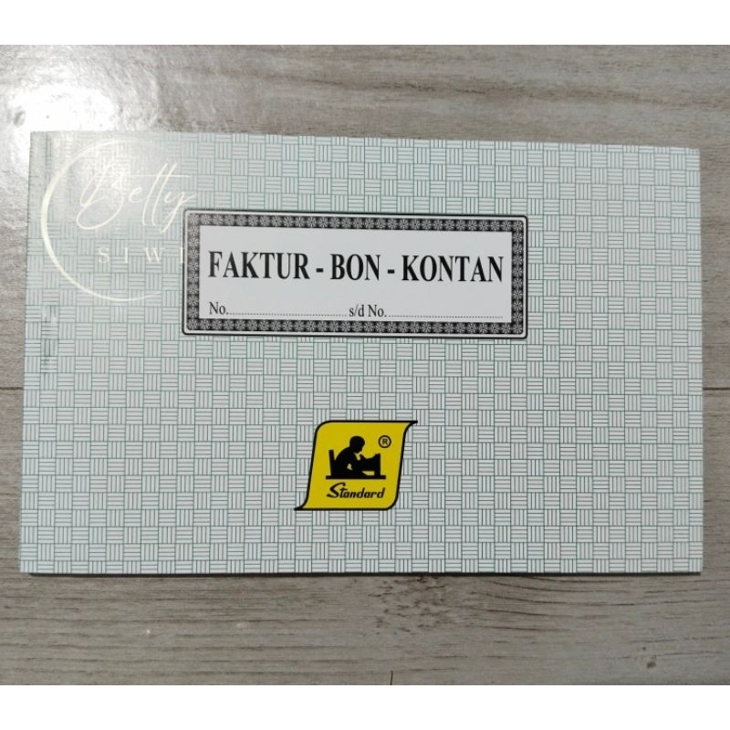 

Bon Faktur merk Standard rangkap 2 dan 3 ukuran kecil