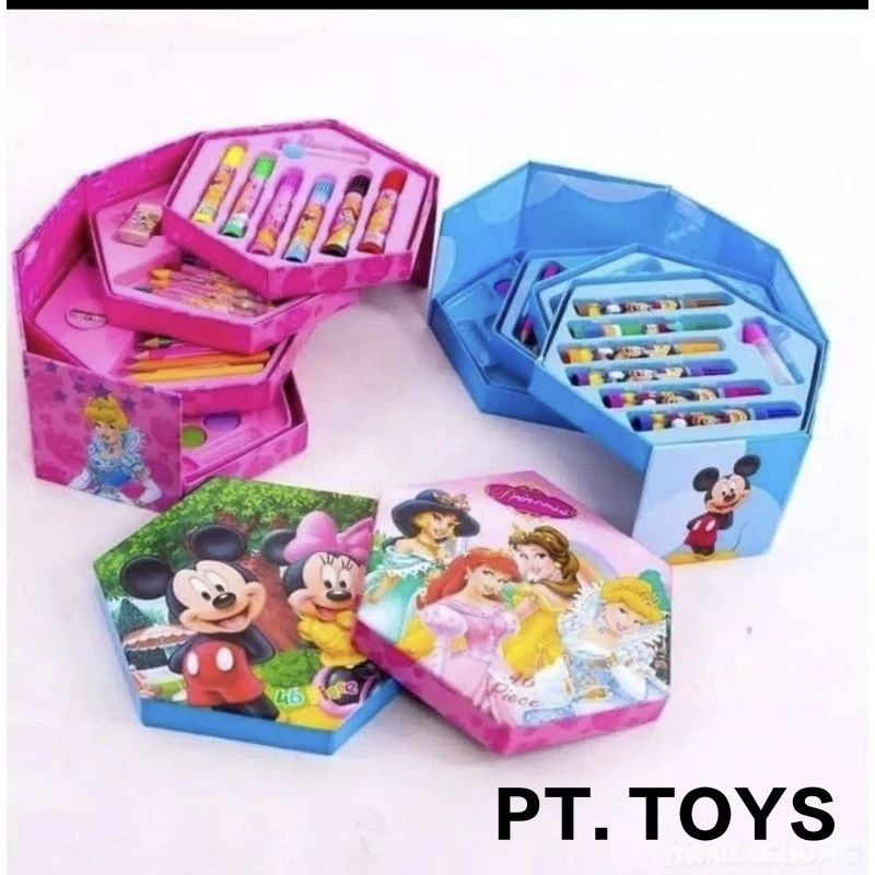 

Crayon Set Isi 46 SET / Pensil Warna Lukis -