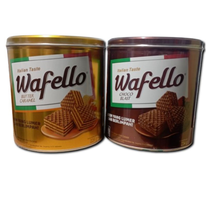 

Mayora Wafer Wafello Kemasan Kaleng 228Gram