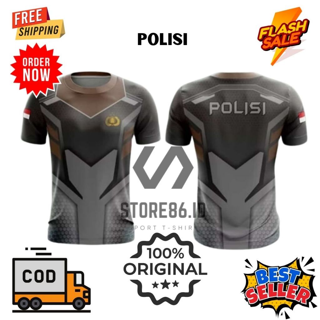 JERSEY POLISI FULLPRINT SUBLIME / KAOS POLISI DRIFIT / JERSEY POLISI / FULL PRINTING