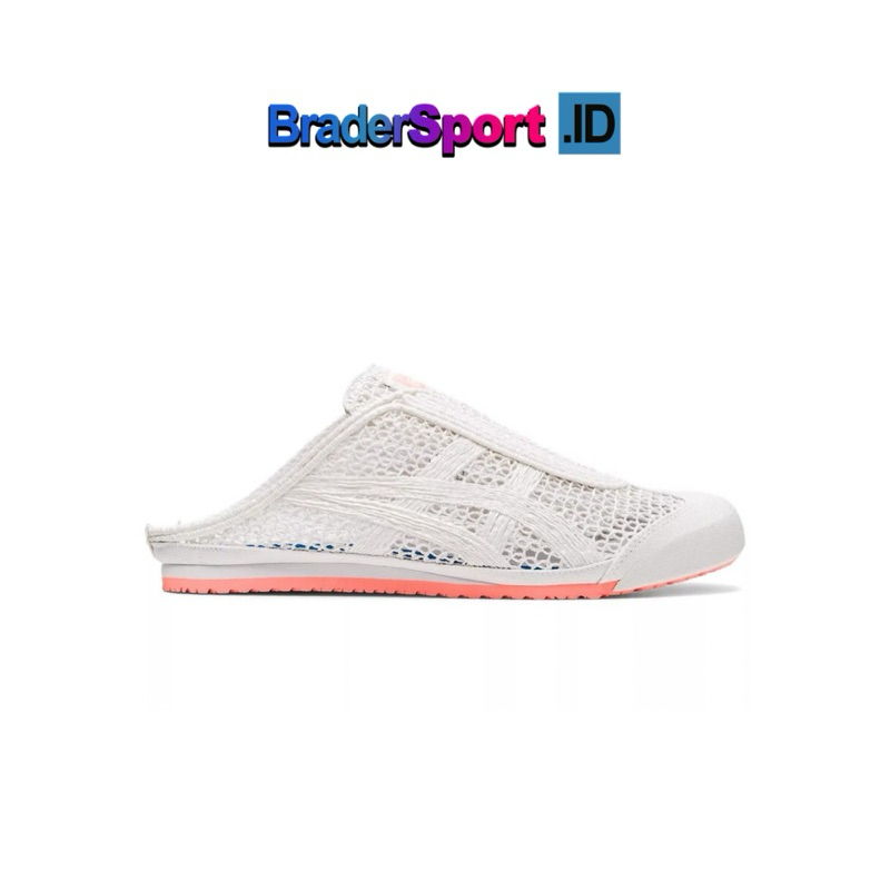 Sepatu Sneakers Wanita Onitsuka Tiger 66 Sabot White Pink