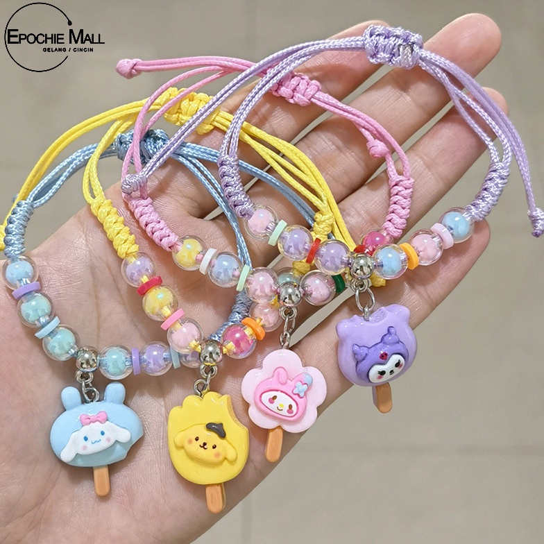 Pesan aja COD Sanrio Gelang Couple Tangan Tali Model Korea Gelang Tangan Tali Model Korea  Gelang Ta