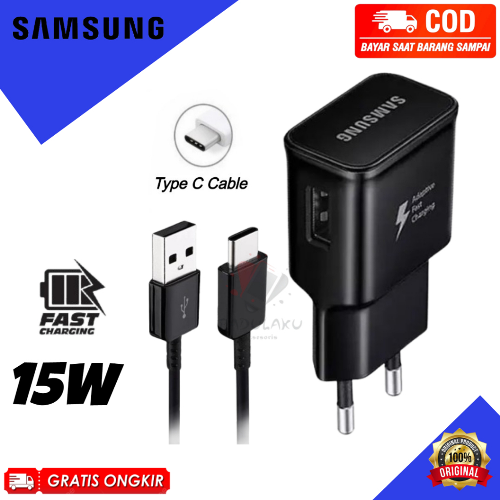 Charger Samsung Type C Fast Charging Original Casan Carger Cas HP A04 A11 A12 A13 A14 A21 Ori Tipe C