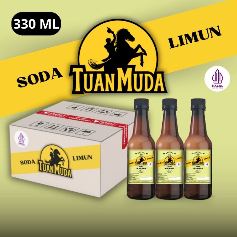 

Limun Tuan Muda Mangga 24 botol | Minuman Soda Klasik Nostalgia 330ml halal termurah (Botol Plastik)