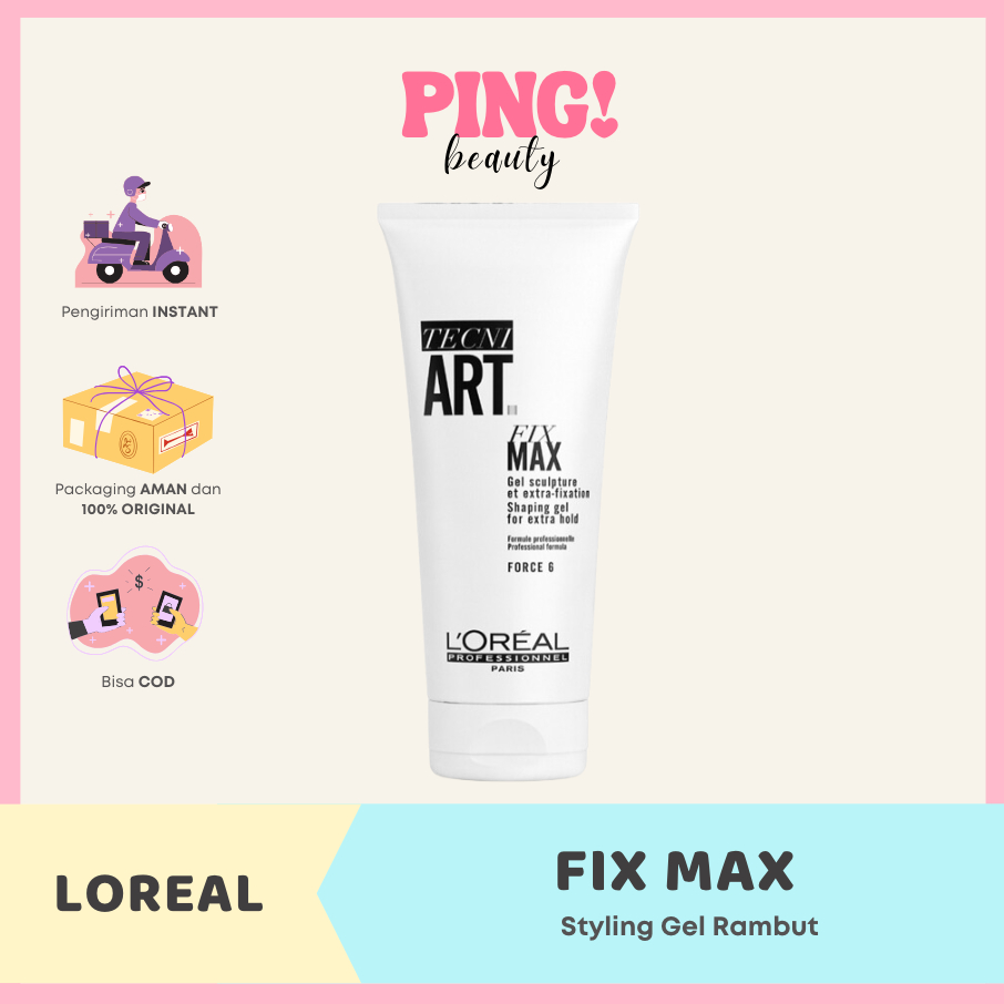 Loreal tecni art fix max gel rambut 200ml
