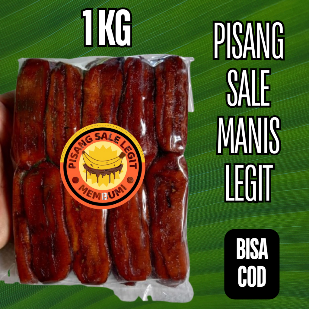 

COD Sale Pisang Basah 1 Kg Camilan jadul Legit manis