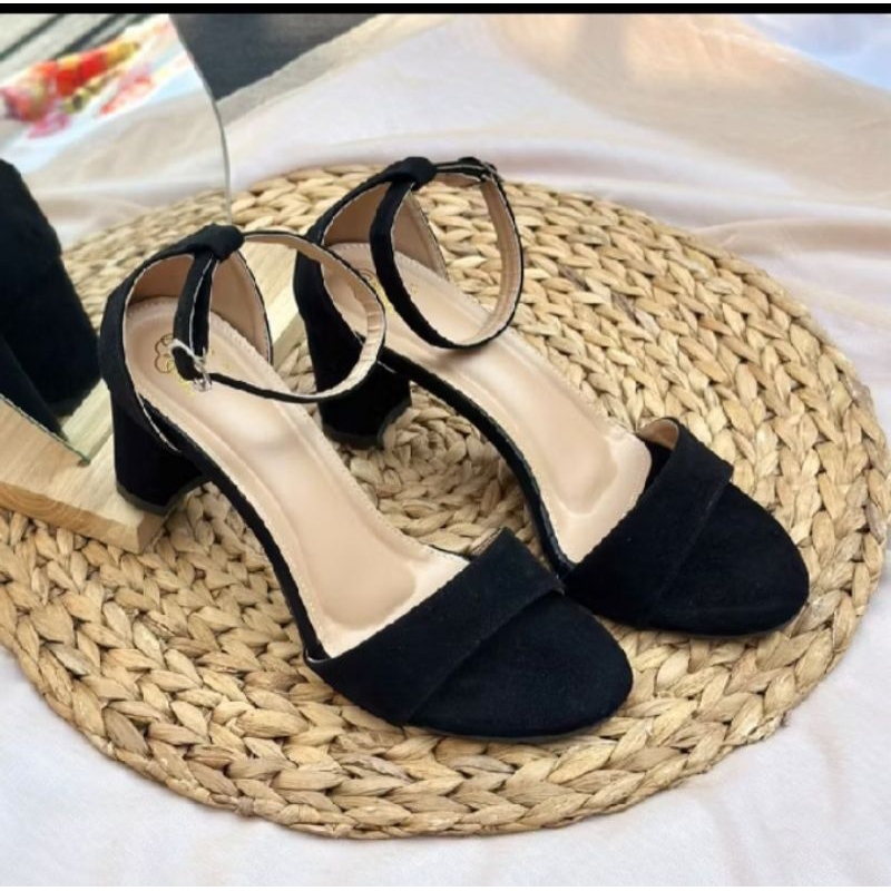 sandal hak tahu,5cm