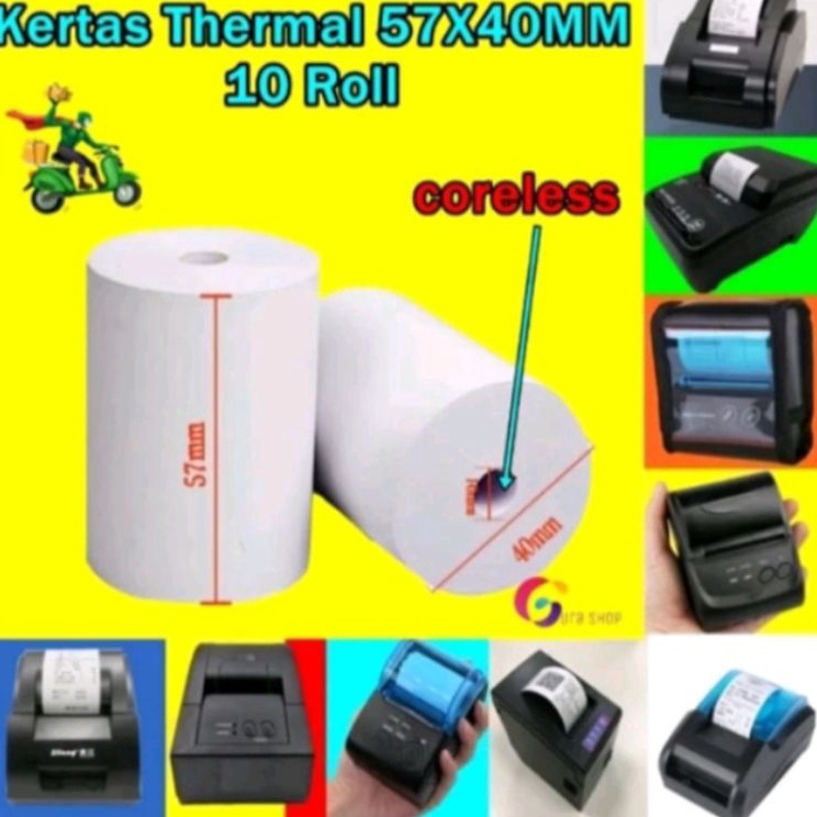 

First Surprise kertas struk kasir 58x4mm Corellesfull kertas paket 1 pcs