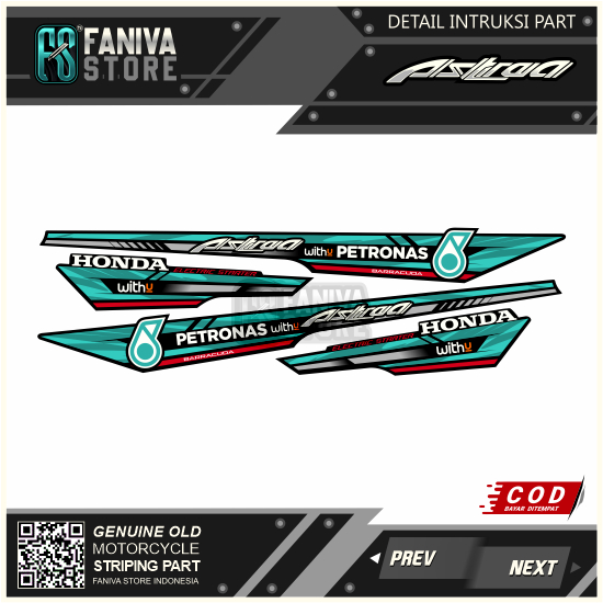 STRIPING ASTREA GRAND / STRIPING GRAND BULUS