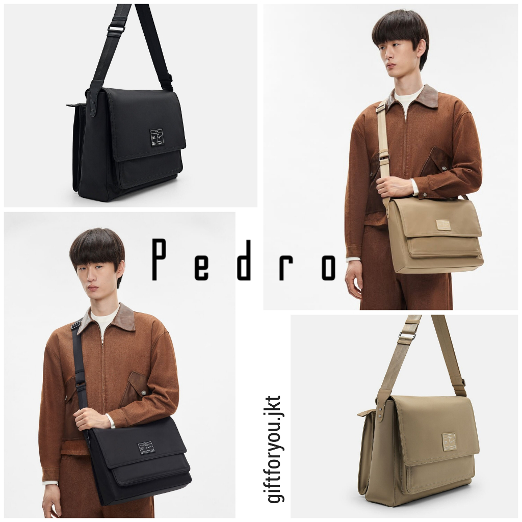 Tas Pria Pedro Original Morris Messenger Bag Original Tas Selempang Cowok Man Laki Laki Sling Crossb