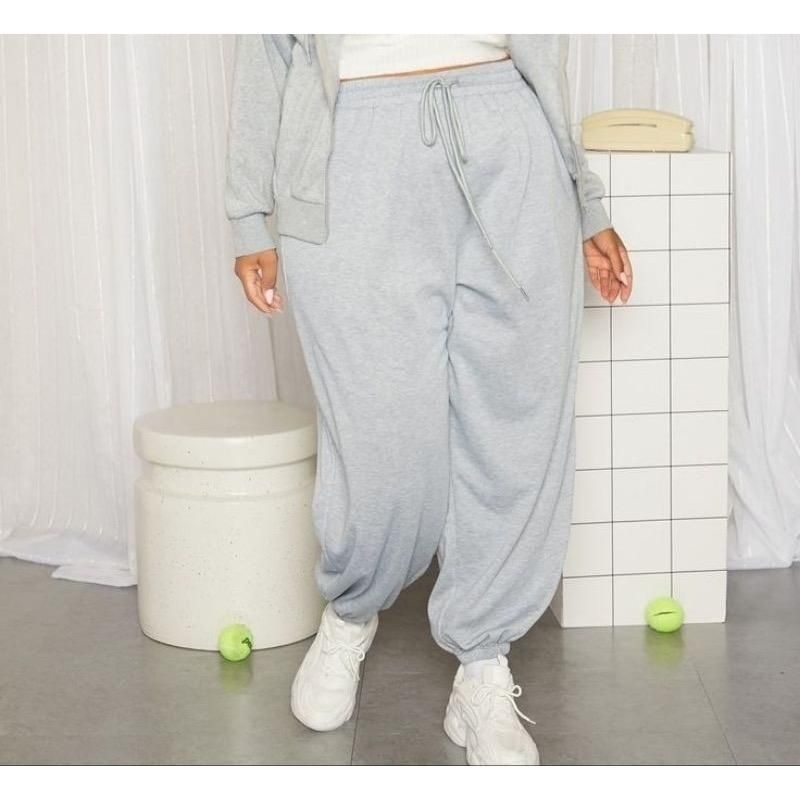 JV0L SWEATPANTS JUMBO JOGGER PANTS PRIA WANITA UKURAN JUMBO / CELANA JOGGER WANITA JUMBO