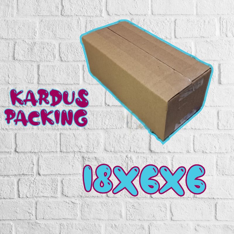 

kardus packing UK 18x6x6 kardus kecil kardus besar